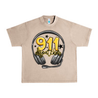 French Oak 911 dispatcher Urban Heavy Tee - MaliasSmallBusiness