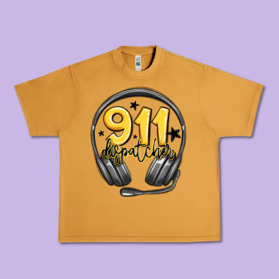 911 Dispatcher Urban Heavy Tee Designed By Maliassmallbusiness