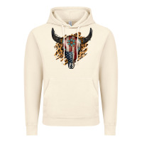 Vintage Artic American Bull Skull Vintage Hoodie - Jasminsmagicworld
