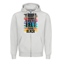 Dove Grey Black Belt Martial Art Training Karate TaeKwonDo Zipper Hoodie - Bettercallsaul