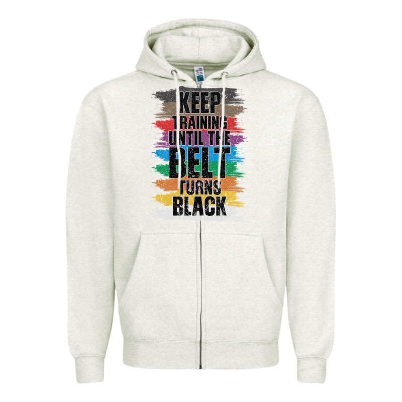 Black Belt Martial Art Training Karate Taekwondo Zipper Hoodie by Bettercallsaul | Teevron