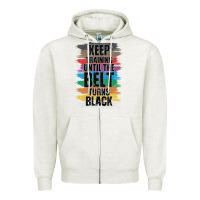 Oatmeal Heather Black Belt Martial Art Training Karate TaeKwonDo Zipper Hoodie - Bettercallsaul