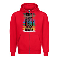 Red Black Belt Martial Art Training Karate TaeKwonDo Zipper Hoodie - Bettercallsaul