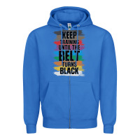 True Royal Black Belt Martial Art Training Karate TaeKwonDo Zipper Hoodie - Bettercallsaul