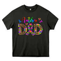 Asphalt rainbow colors autism dad Heavy Core Tee - AdoDesignShop