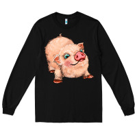 Black pig Long Sleeve Tee - MaliasSmallBusiness