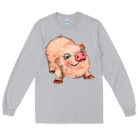 Moon Dust pig Long Sleeve Tee - MaliasSmallBusiness