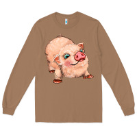 Toasted Coconut pig Long Sleeve Tee - MaliasSmallBusiness