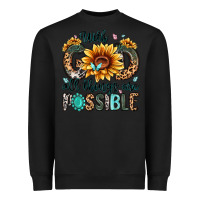 Black with god all things are possible malias Heavyweight Sweatshirt - MaliasSmallBusiness