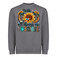 Storm with god all things are possible malias Heavyweight Sweatshirt - MaliasSmallBusiness