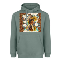 Sage horses with sunflowers Heavyweight Hoodie - TumblerDesignByShophia