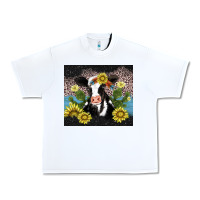 White cow cactus and sunflower Urban Heavy Tee - AdoDesignShop