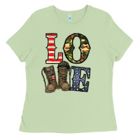 Matcha loce army Ladies Tee - CowhideDigitalArt