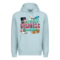 Blue Mist small business baddie Premium Hoodie - CowGirlArtShop