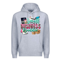 Heather Grey small business baddie Premium Hoodie - CowGirlArtShop