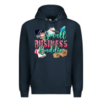 Navy small business baddie Premium Hoodie - CowGirlArtShop