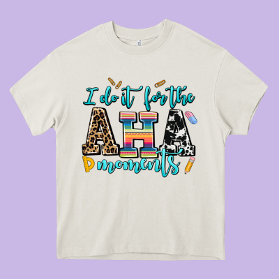 I Do It For The Aha Moments Heavy Core Tee Designed By Adodesignshop