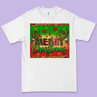 Merry Christmas Tumbler Premium Tee Designed By Bundleandbundleshop
