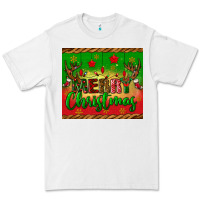 White merry christmas tumbler Premium Tee - BundleAndBundleShop