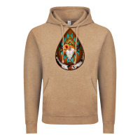 Vintage Coffee aztec bullskull teardrop earrings Vintage Hoodie - Jasminsmagicworld