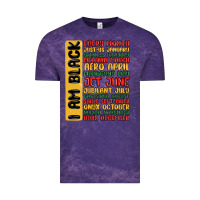 Cloud Purple black history  month Vintage Tee - MaliasSmallBusiness