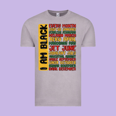 Black History  Month Vintage Tee Designed By Maliassmallbusiness