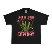 Black cool it cupid i will find my own cowboy Urban Heavy Tee - MaliasSmallBusiness