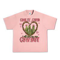 Salmon cool it cupid i will find my own cowboy Urban Heavy Tee - MaliasSmallBusiness