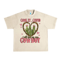 Sandshell cool it cupid i will find my own cowboy Urban Heavy Tee - MaliasSmallBusiness