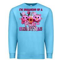 Ocean Blue iam dreaming of a christmas Premium Sweatshirt - CowGirlArtShop