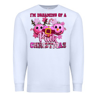 White iam dreaming of a christmas Premium Sweatshirt - CowGirlArtShop