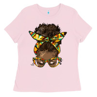 Afro Bun Ladies Tee | Teevron