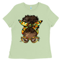 Matcha afro bun Ladies Tee - HRA Design Shop