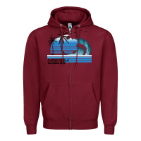 Burgundy California The Perfect Wave Zipper Hoodie - Bettercallsaul