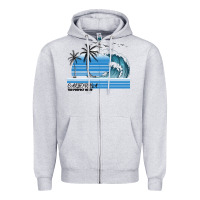 Heather Grey California The Perfect Wave Zipper Hoodie - Bettercallsaul