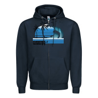 Navy California The Perfect Wave Zipper Hoodie - Bettercallsaul