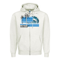 Oatmeal Heather California The Perfect Wave Zipper Hoodie - Bettercallsaul
