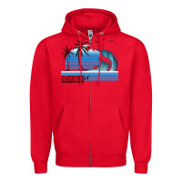 Red California The Perfect Wave Zipper Hoodie - Bettercallsaul