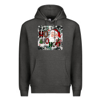 Charcoal Heather ho ho ho coaster Premium Hoodie - JahusDesignShop