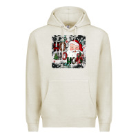 Oatmeal Heather ho ho ho coaster Premium Hoodie - JahusDesignShop