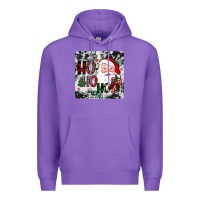 Purple ho ho ho coaster Premium Hoodie - JahusDesignShop