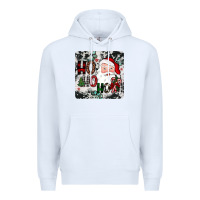 White ho ho ho coaster Premium Hoodie - JahusDesignShop