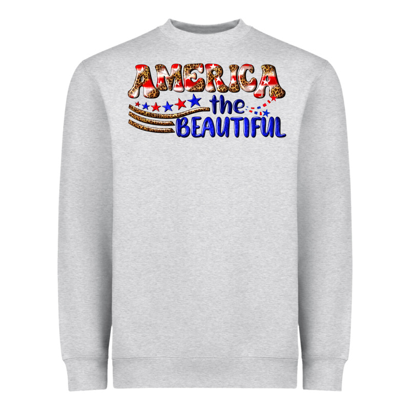 America The Beautiful Heavyweight Sweatshirt by NancyCooperArtShop | Teevron