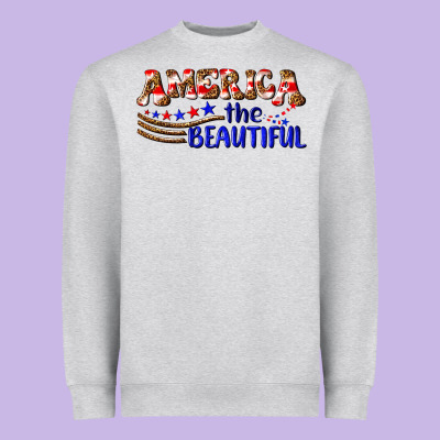 America The Beautiful Heavyweight Sweatshirt Designed By Nancycooperartshop