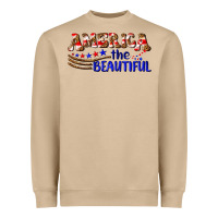 Mushroom America the beautiful Heavyweight Sweatshirt - NancyCooperArtShop