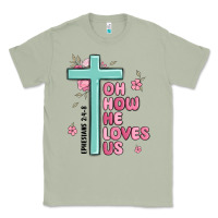 Matcha oh how he loves us ephesians 2 4 8 Classic Tee - MaliasSmallBusiness
