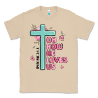 Mushroom oh how he loves us ephesians 2 4 8 Classic Tee - MaliasSmallBusiness