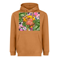 Meerkat flamingo with leopard Heavyweight Hoodie - TumblerDesignByShophia