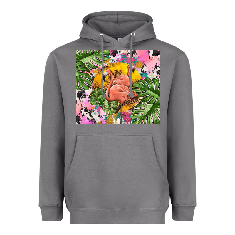 Flamingo With Leopard Heavyweight Hoodie by TumblerDesignByShophia | Teevron