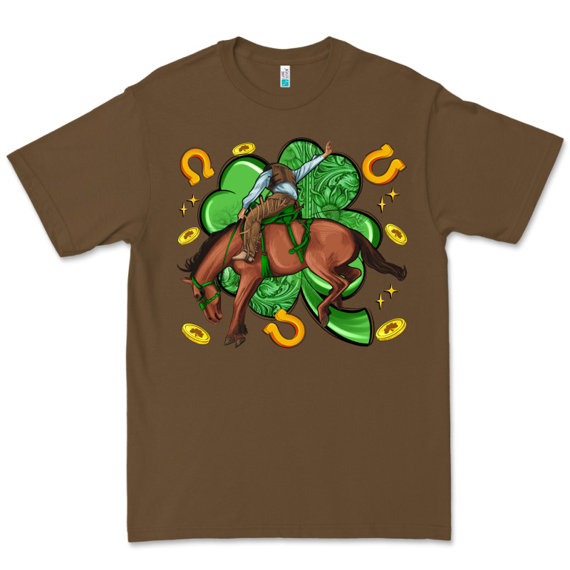 Cowboy With Shamrock Premium Tee by Artiststas | Teevron